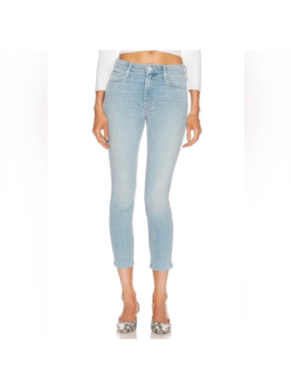 MOTHER The Looker Skinny Jeans in Swimming Pool Sunday size 31
